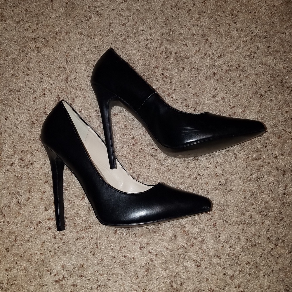 Black high heels